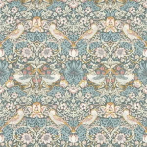 blue animal wallpaper from clarke & clarke