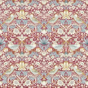 red animal wallpaper from clarke & clarke