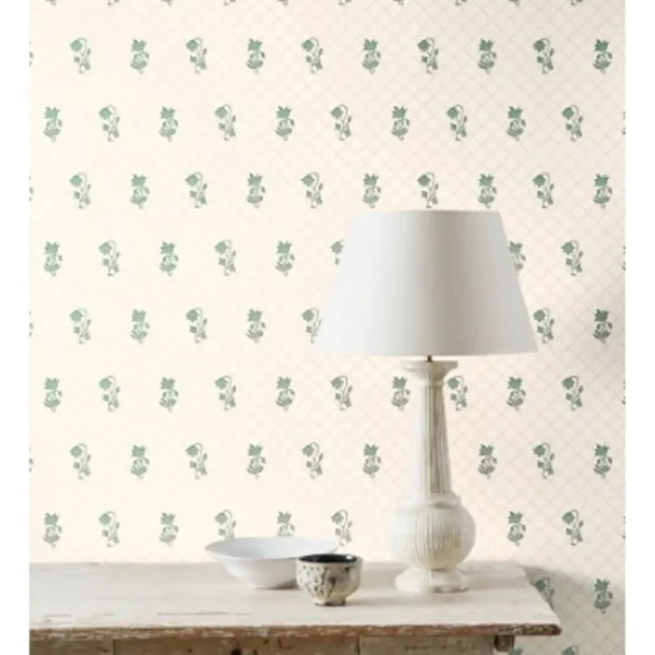 Berkeley Sprig Wallpaper - Blue from