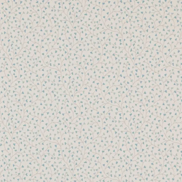 Cress Wallpaper - Blue by blue botanical wallpaper from colefax & fowler
