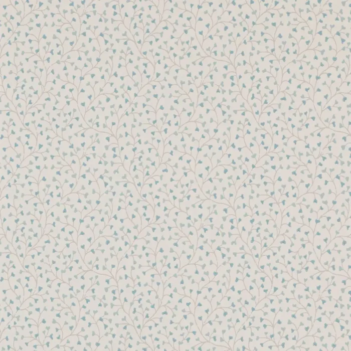 Cress Wallpaper - Blue fabric swatch W7013-04