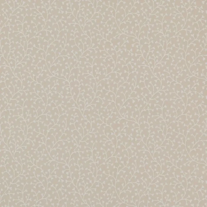 Cress Wallpaper - Beige fabric swatch W7013-02