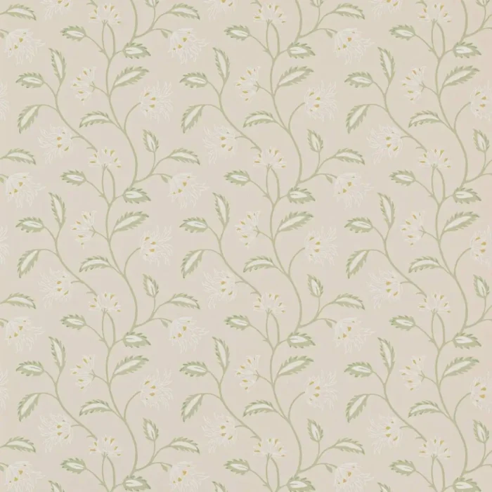 Oterlie Wallpaper - Leaf Green fabric swatch W7012-04