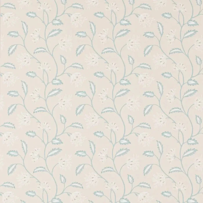 Oterlie Wallpaper - Blue fabric swatch W7012-03