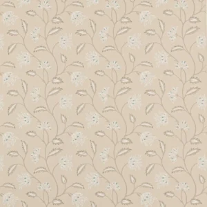 neutral botanical wallpaper from colefax & fowler