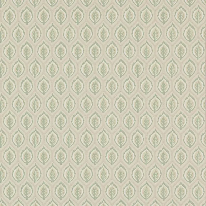 Carrick Wallpaper - Green fabric swatch W7011-05