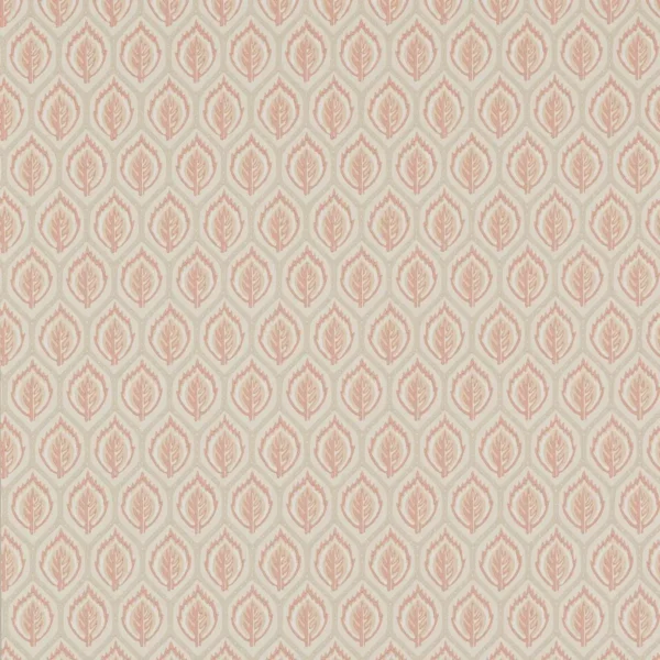 red botanical wallpaper from colefax & fowler