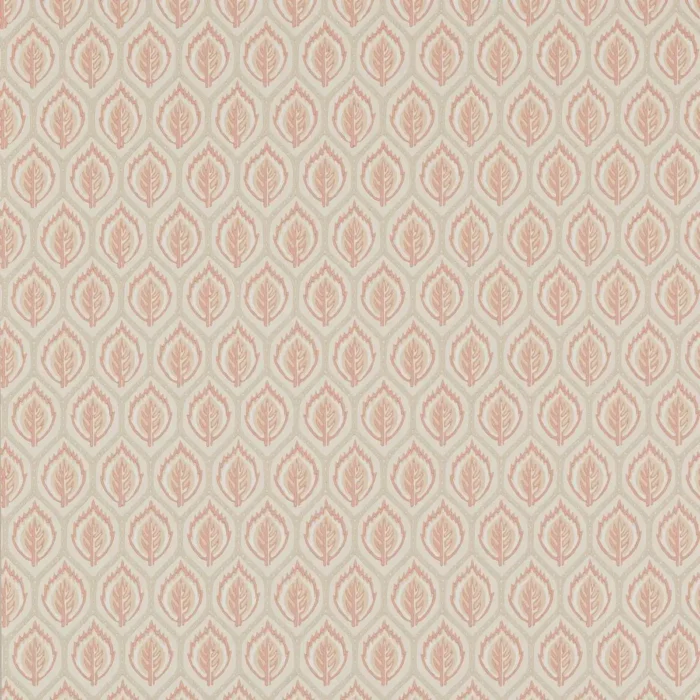 Carrick Wallpaper - Red fabric swatch W7011-04