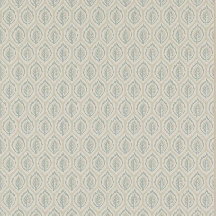 Carrick Wallpaper - Aqua fabric swatch W7011-02