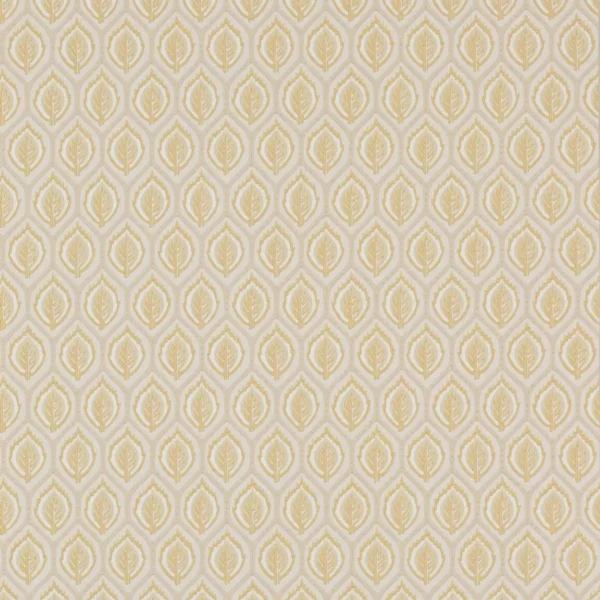 Carrick Wallpaper - Yellow by yellow botanical wallpaper from colefax & fowler