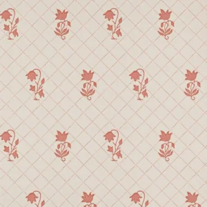 red botanical wallpaper from colefax & fowler