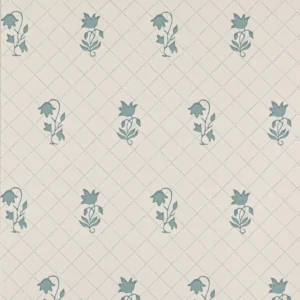 blue botanical wallpaper from colefax & fowler