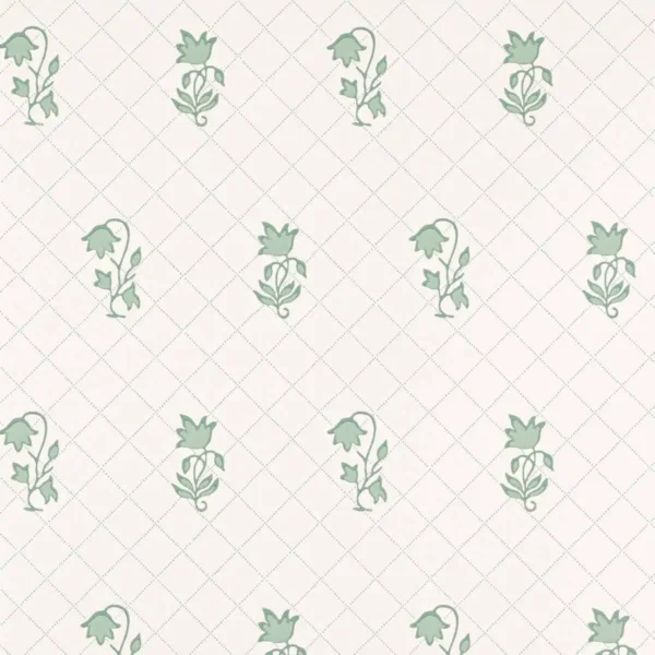 green botanical wallpaper from colefax & fowler