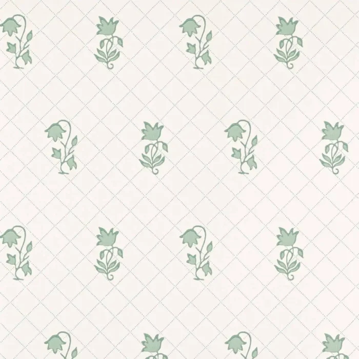 Berkeley Sprig Wallpaper - Forest Green fabric swatch W7010-03