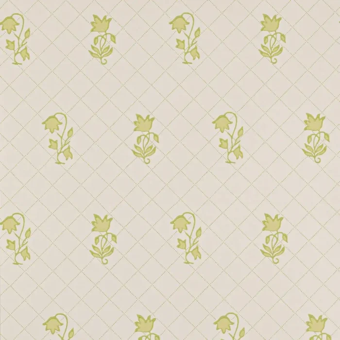 Berkeley Sprig Wallpaper - Lime fabric swatch W7010-02