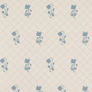 blue botanical wallpaper from colefax & fowler