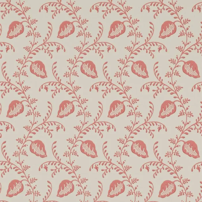 Felicity Wallpaper - Red fabric swatch W7009-05