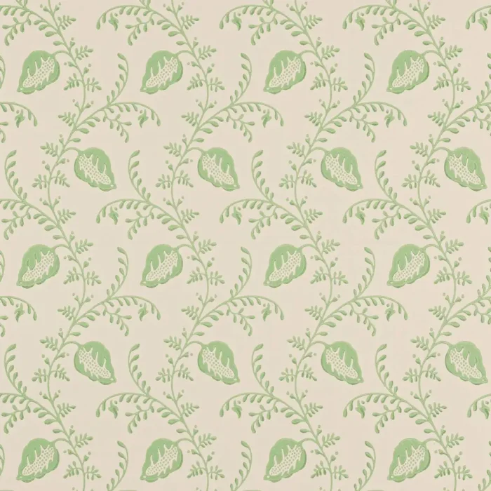 Felicity Wallpaper - Green fabric swatch W7009-04