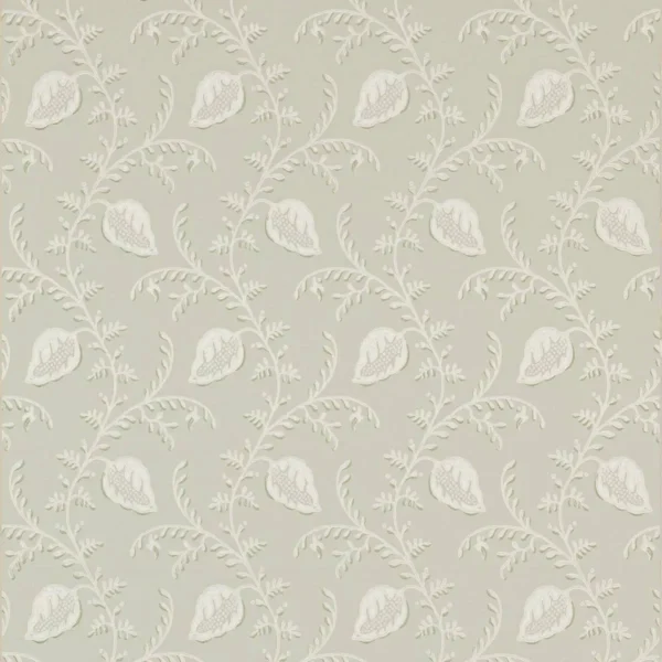 neutral botanical wallpaper from colefax & fowler