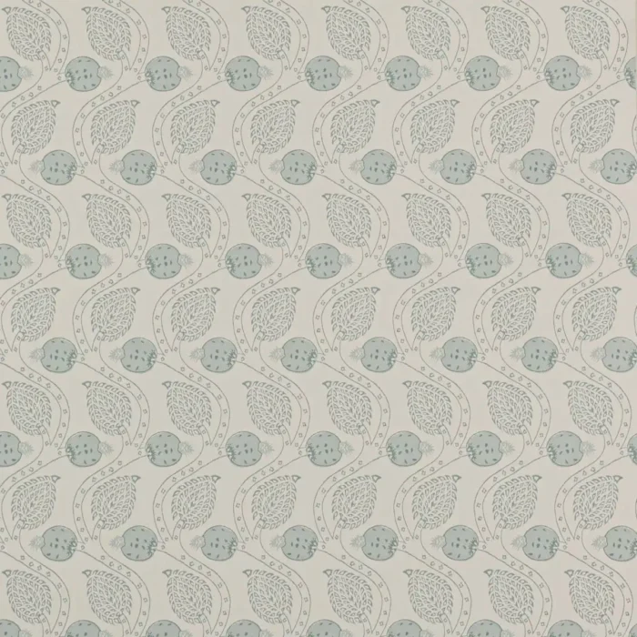 Ashmead Wallpaper - Leaf fabric swatch W7007-06
