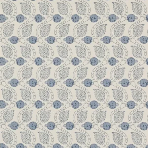 blue botanical wallpaper from colefax & fowler