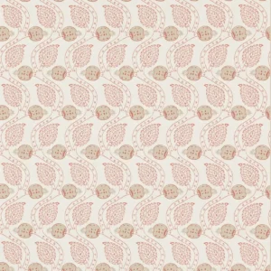 red botanical wallpaper from colefax & fowler