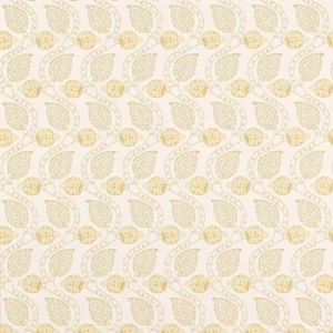 yellow botanical wallpaper from colefax & fowler