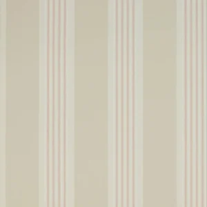 brown striped wallpaper from colefax & fowler