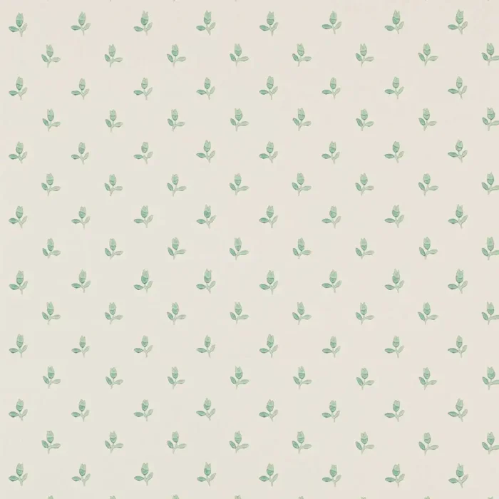 Sudbury Park Wallpaper - Forest Green fabric swatch 07986/06