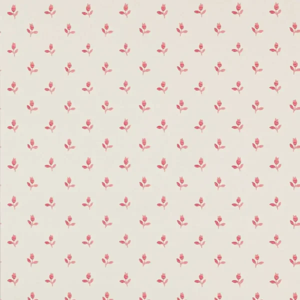 Sudbury Park Wallpaper - Raspberry by red botanical wallpaper from colefax & fowler