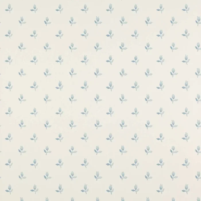 Sudbury Park Wallpaper - Blue fabric swatch 07986/03