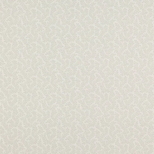 Rushmere Wallpaper - Grey by neutral botanical wallpaper from colefax & fowler