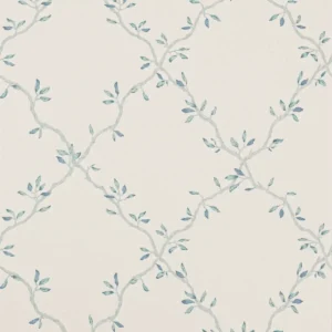 blue botanical wallpaper from colefax & fowler