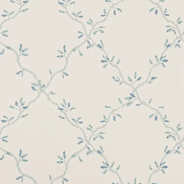 blue botanical wallpaper from colefax & fowler