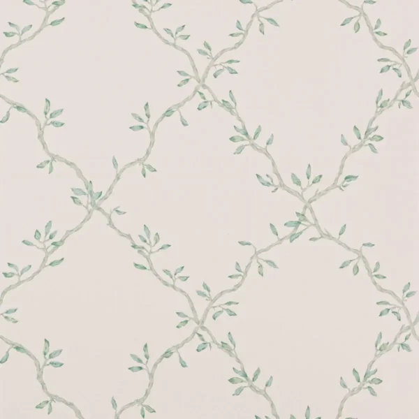 Leaf Trellis Wallpaper - Forest by green botanical wallpaper from colefax & fowler