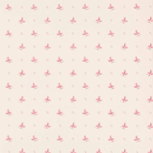 pink botanical wallpaper from colefax & fowler