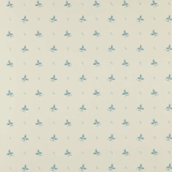 Ashling Wallpaper - Blue by blue botanical wallpaper from colefax & fowler
