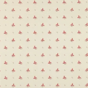red botanical wallpaper from colefax & fowler
