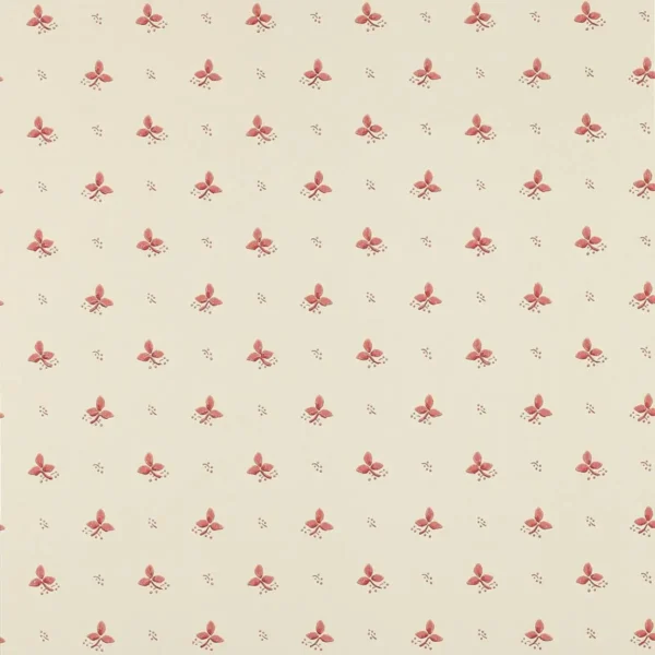 red botanical wallpaper from colefax & fowler