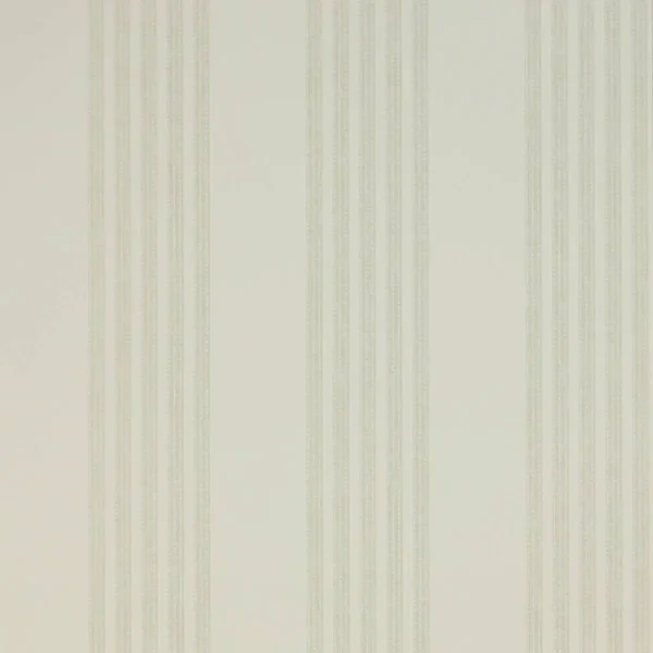 Jude Stripe Wallpaper - Silver by black-grey striped wallpaper from colefax & fowler