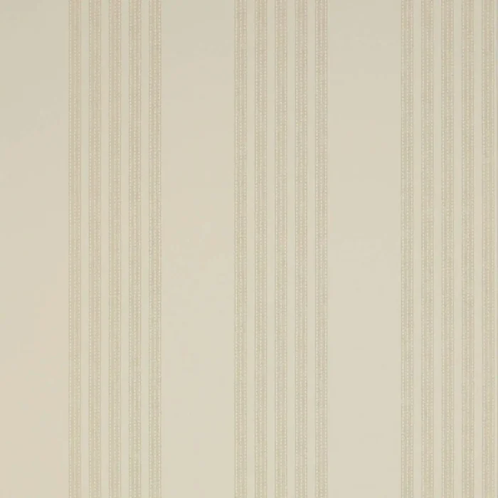 Jude Stripe Wallpaper - Beige fabric swatch 07191-03