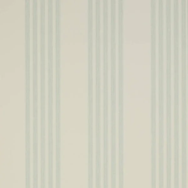 Jude Stripe Wallpaper - Aqua by blue striped wallpaper from colefax & fowler