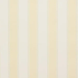 yellow striped wallpaper from colefax & fowler