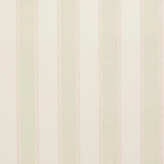 Graycott Stripe Wallpaper - Pink Green fabric swatch 07190-02