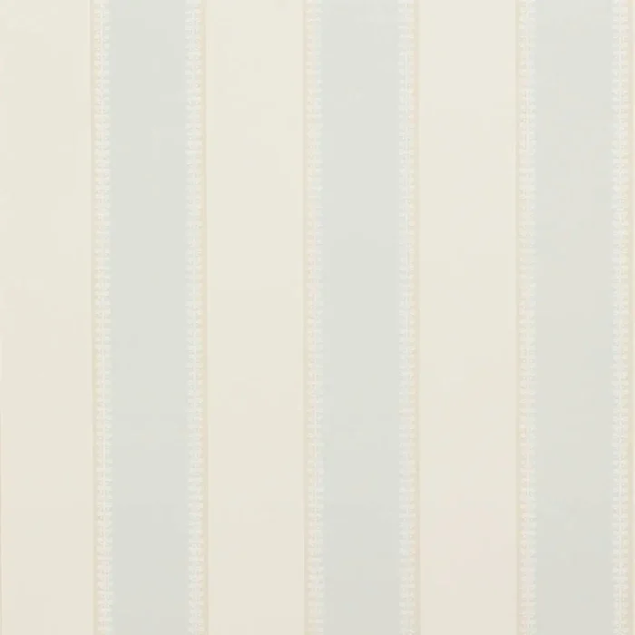 Hume Stripe Wallpaper - Old Blue fabric swatch 07189-05