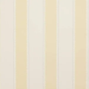 yellow striped wallpaper from colefax & fowler