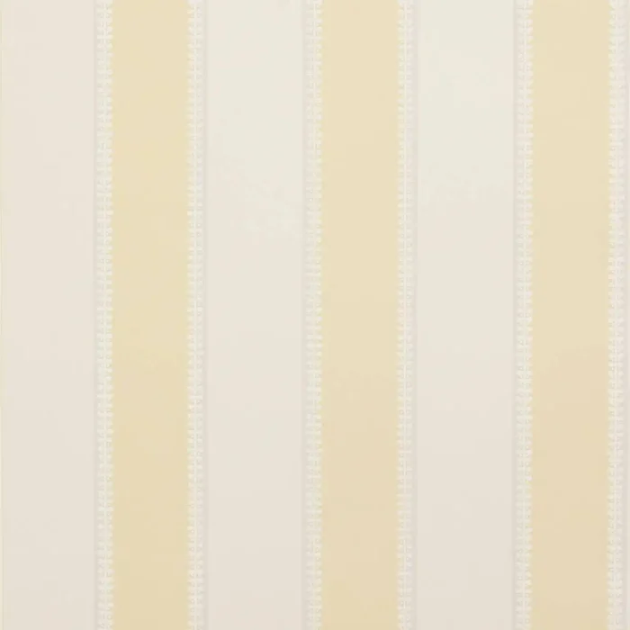 Hume Stripe Wallpaper - Yellow fabric swatch 07189-03