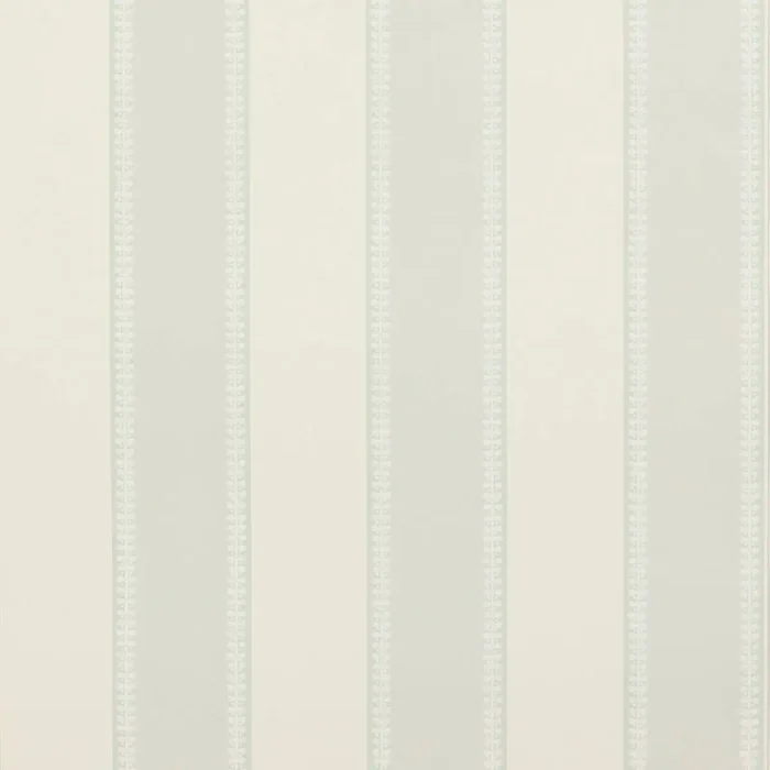 Hume Stripe Wallpaper - Aqua fabric swatch 07189-01