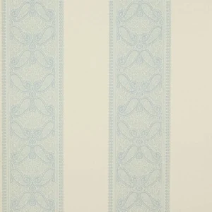 blue striped wallpaper from colefax and fowler