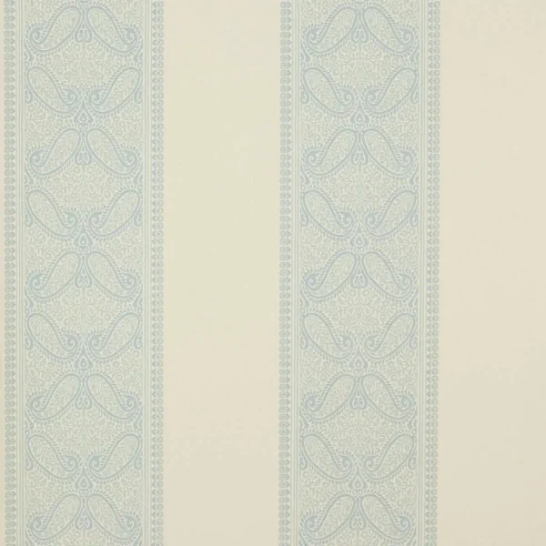 Verney Stripe Wallpaper - Blue by blue striped wallpaper from colefax and fowler